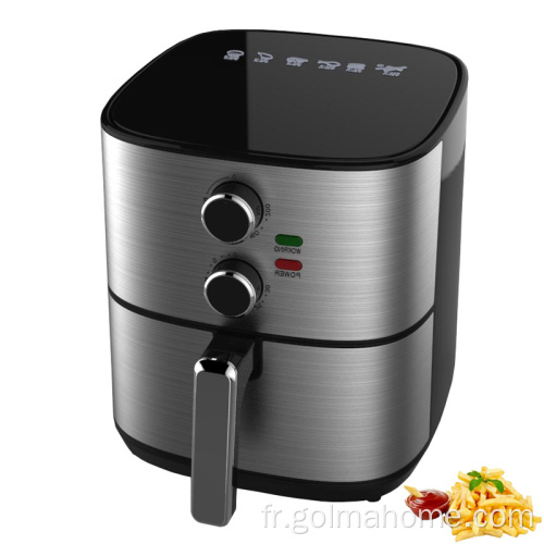 Meilleur cadeau Petit appareil de cuisine Friteuse à air Mini taille Cuisine saine avec friteuses électriques moins grasses